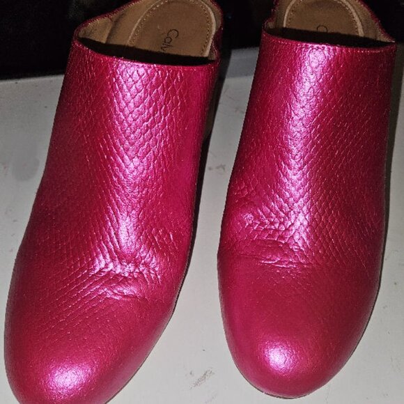 Calvin Klein Leather Mules - Picture 10 of 16